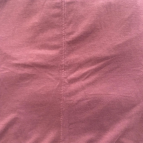Athleta Shirt With Ease Scoop Neck, Loose Fit, Color is Rosewood,Size S - Picture 5 of 5